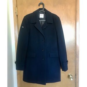 Superdry Men’s Navy Wool Pea Coat